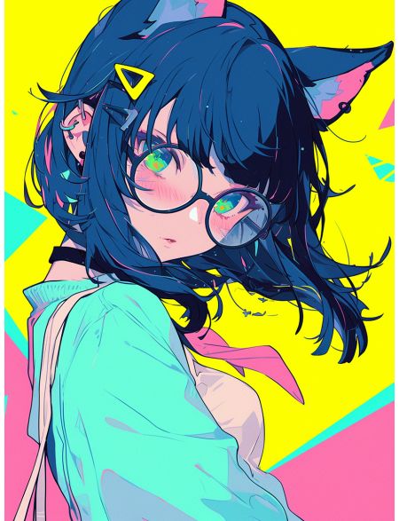 

Алмазная мозаика без подрамника Мари, 40x30 см, 49 цветов, 87722, РА-935