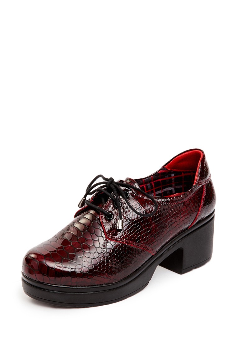

Полуботинки женские Pierre Cardin бордовые, 13074