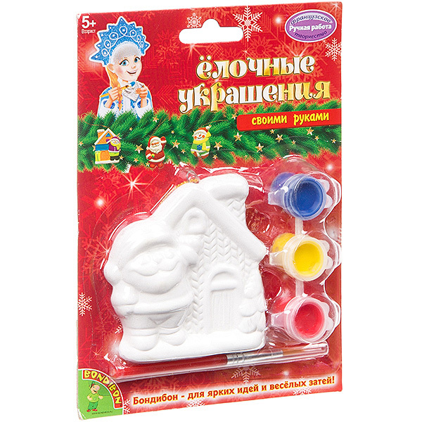 

Ёлочные украшения Домик Деда Мороза