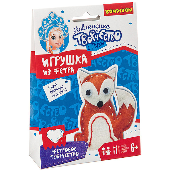 

Ёлочные игрушки из фетра своими руками. Лиса.