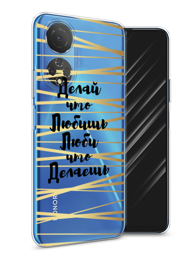 

Чехол Awog на Honor X7 2022 "Делай что любишь", Разноцветный, 6108850-7