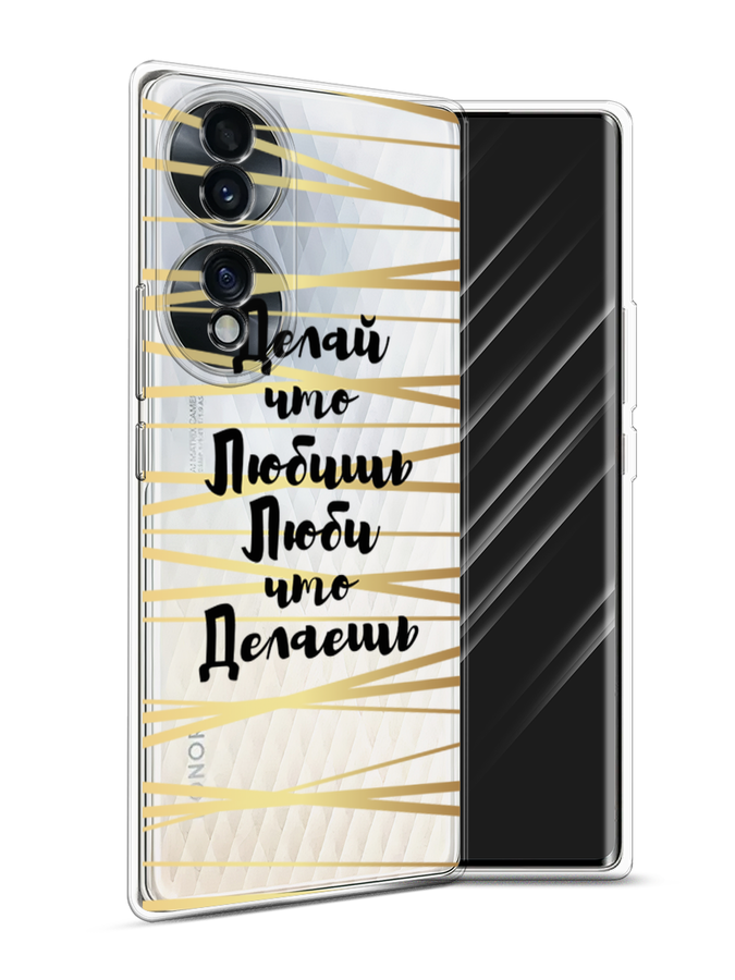 

Чехол Awog на Honor 70 "Делай что любишь", Разноцветный, 6108250-7