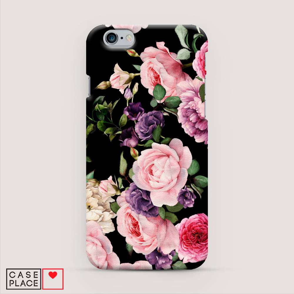 

Пластиковый чехол "Пионы на черном" на Apple iPhone 6S, 0104S20-6