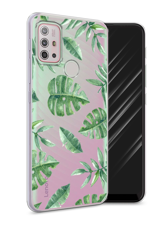 

Чехол Awog на Lenovo K13 Note / Леново K13 Note "Нарисованные пальмовые листья", Зеленый, 112950-4