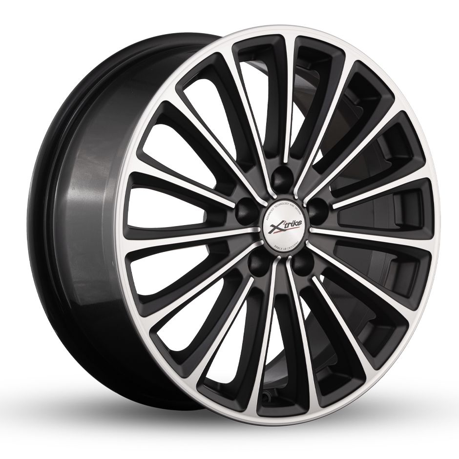 

Диск Xtrike X-136 R17 5*114,3 ET45 Dia 67.1, литой алмаз черный матовый., Колесный диск Xtrike X-136