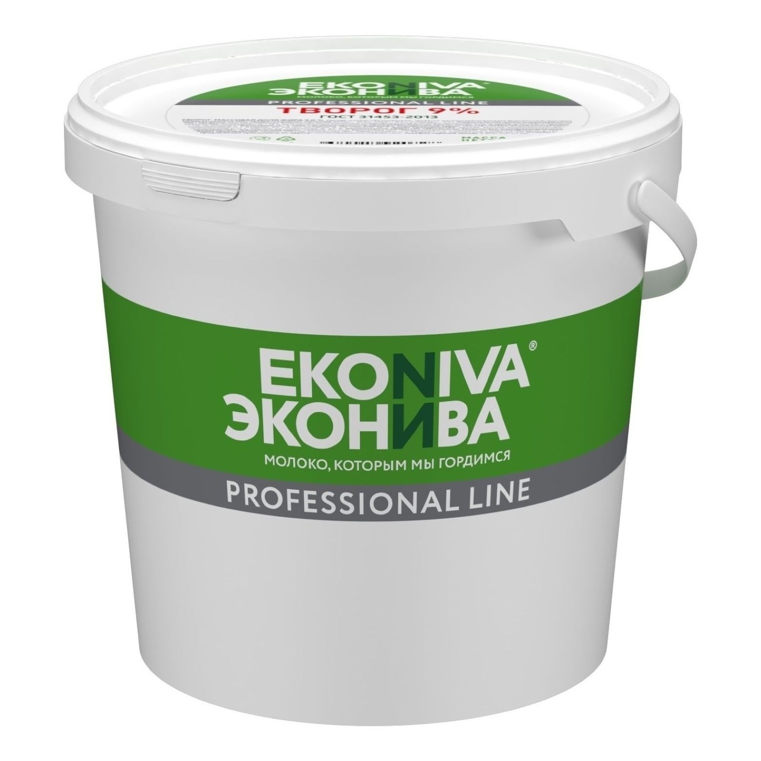 Творог рассыпчатый ЭкоНива Professional Line 9% БЗМЖ +-9,3 кг