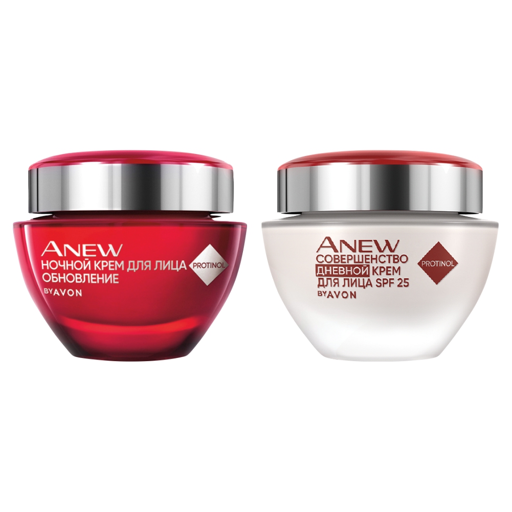

Крем для лица Avon Ночной Обновление 50 мл Дневной Совершенство 35+ 50 мл