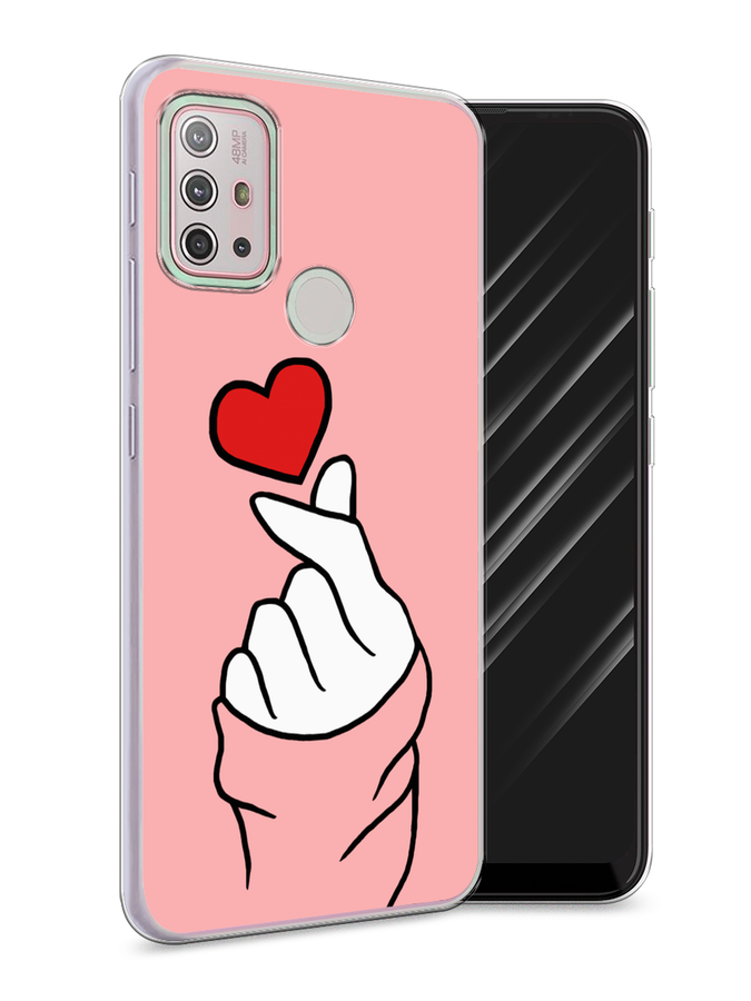 

Чехол Awog на Lenovo K13 Note / Леново K13 Note "Милое сердечко", Белый;красный;черный, 112950-7