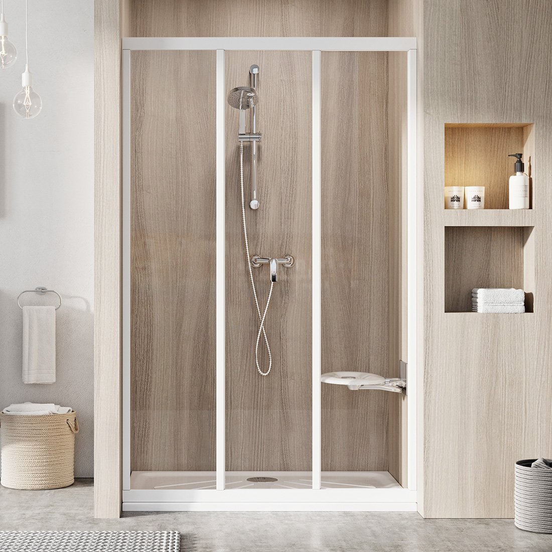 

Душевая дверь Ravak Supernova ASDP3-130 см белый профиль, прозрачное стекло