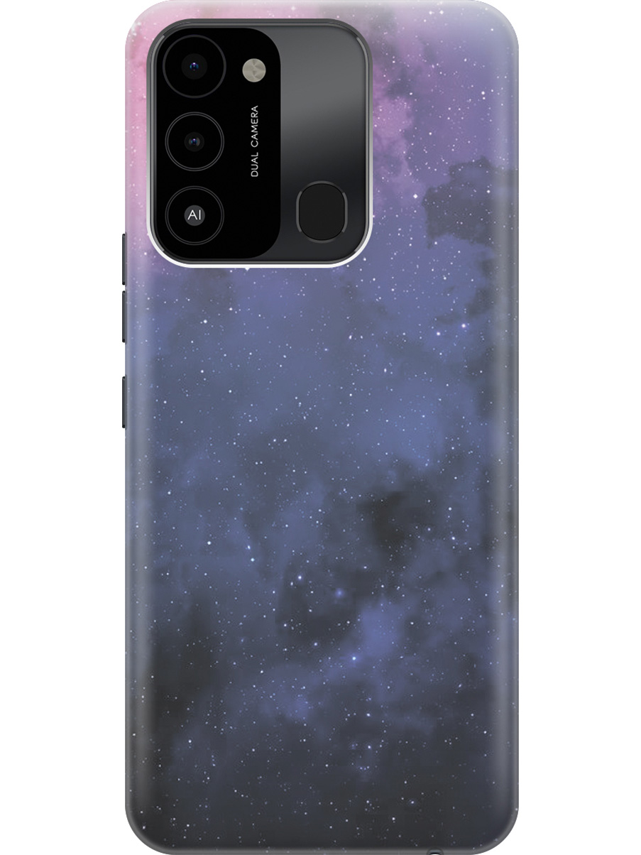 

Силиконовый чехол на Tecno Spark 8C "Звездное зарево", Голубой;синий, 20001472