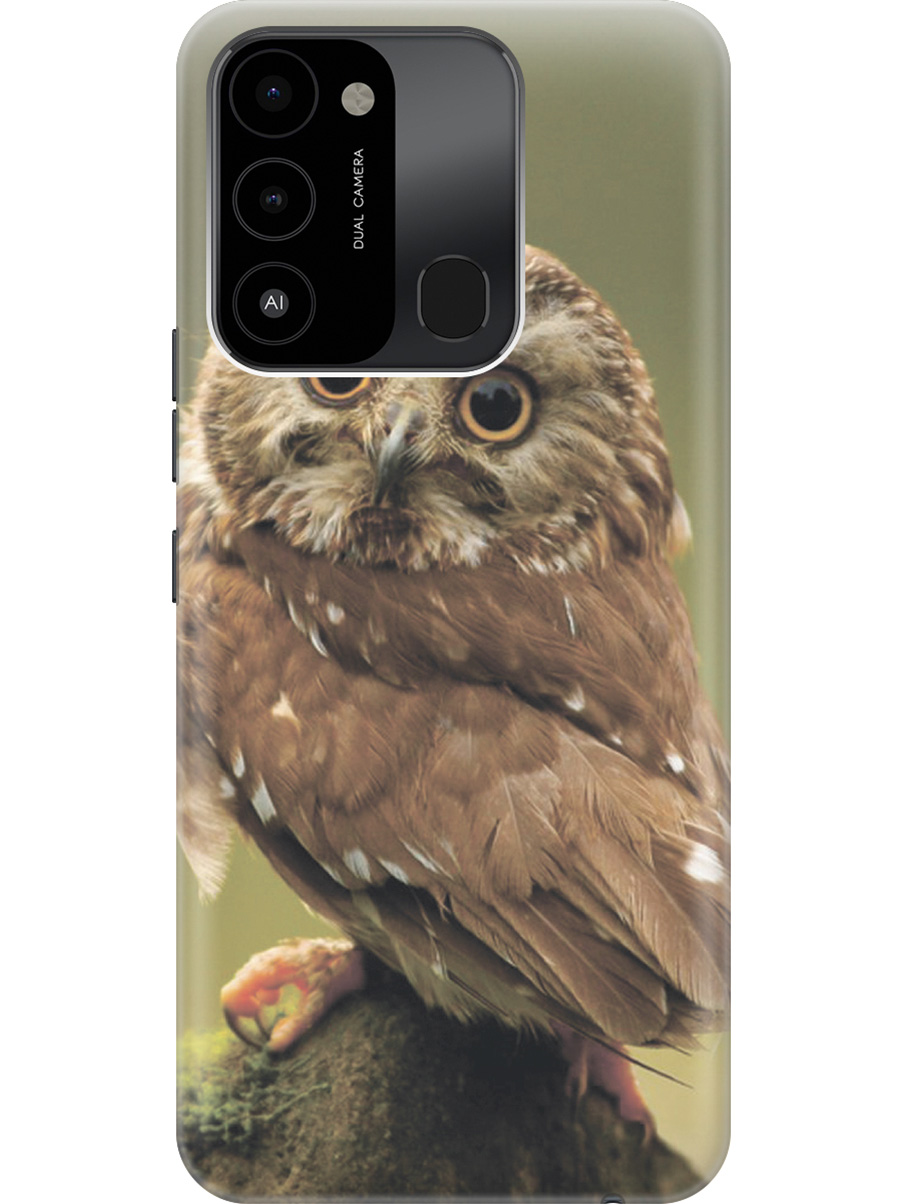 

Силиконовый чехол на Tecno Spark 8C "Сова на дереве", Белый;зеленый;коричневый;серый, 20001472