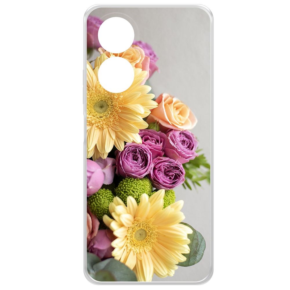 

Чехол-накладка Krutoff Clear Case Букет для Oppo A58 4G, Прозрачный