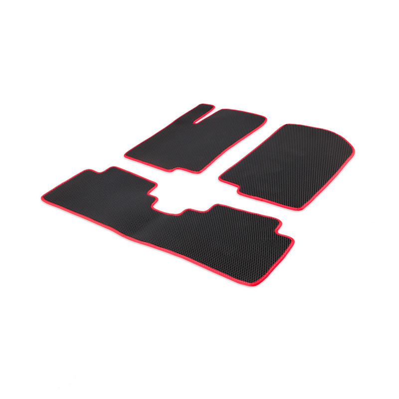 

Комплект ковриков в салон ЭВА CellMat Шанхай Сцео, черный-красный