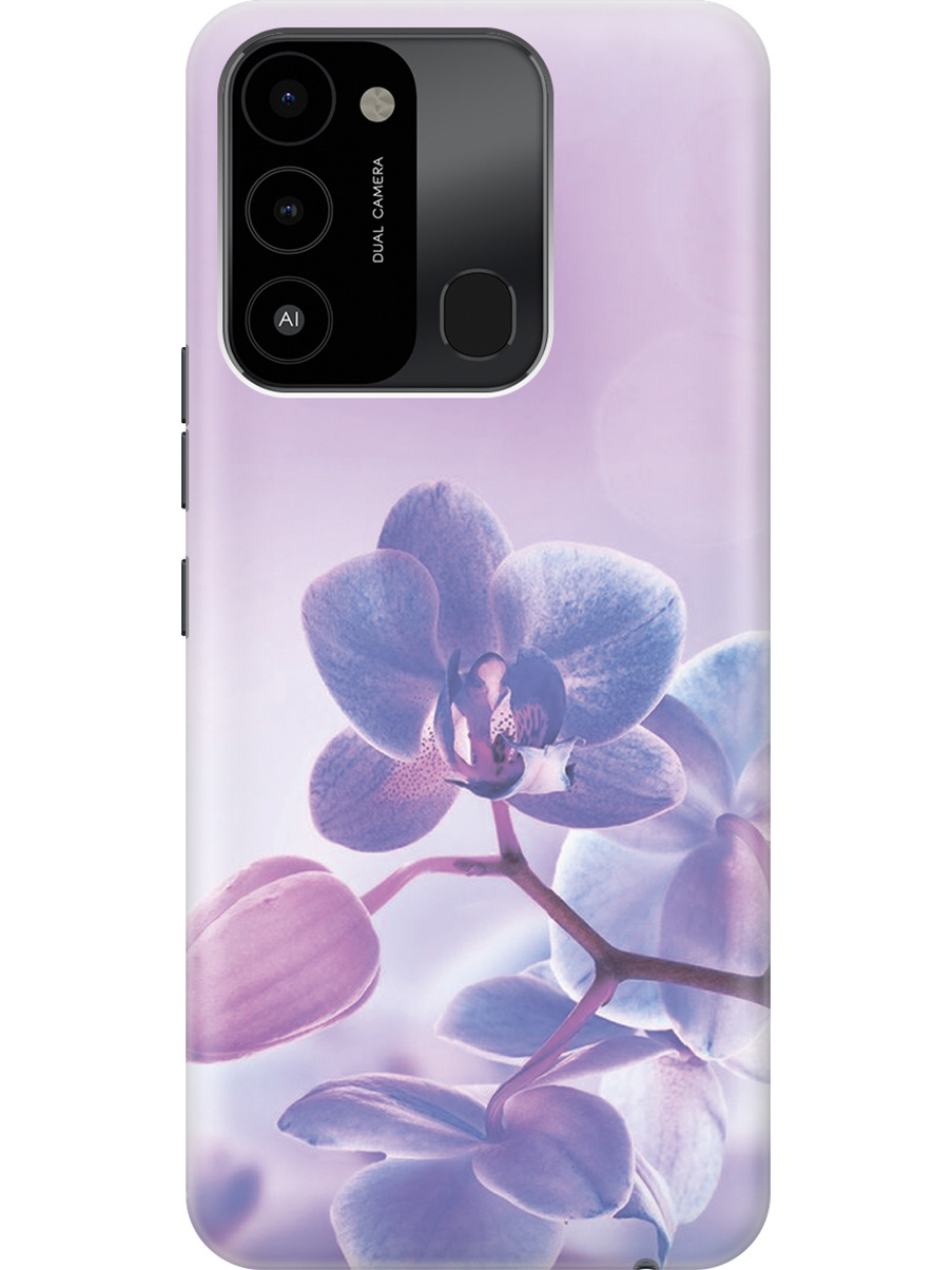 

Силиконовый чехол на Tecno Spark 8C "Лиловые орхидеи", Голубой;фиолетовый, 20001472