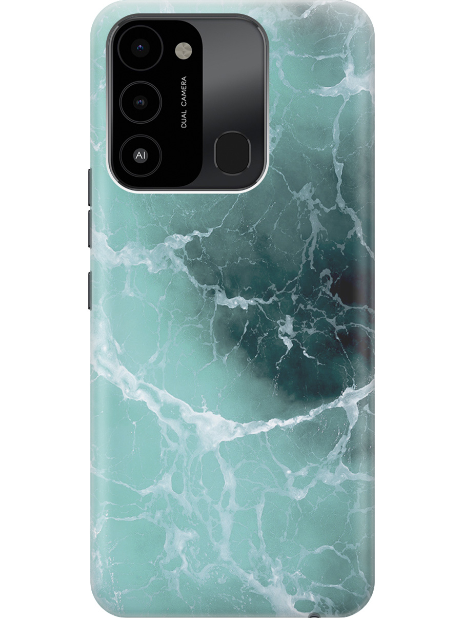 

Силиконовый чехол на Tecno Spark 8C "Лазурный океан", Белый;зеленый;черный, 20001472