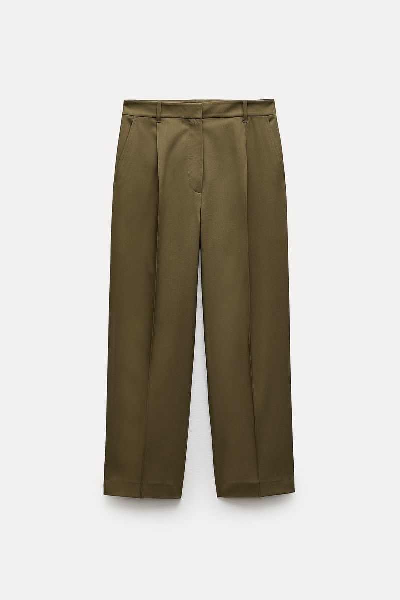 

Брюки женские ZARA 02395335 хаки M, 02395335