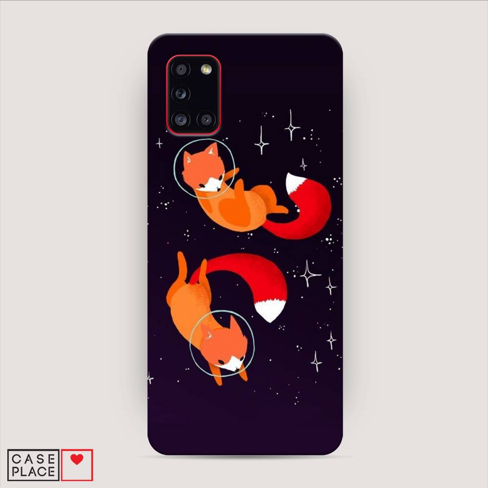 

Пластиковый чехол "Лисы космонавты" на Samsung Galaxy A31, 2100320-3