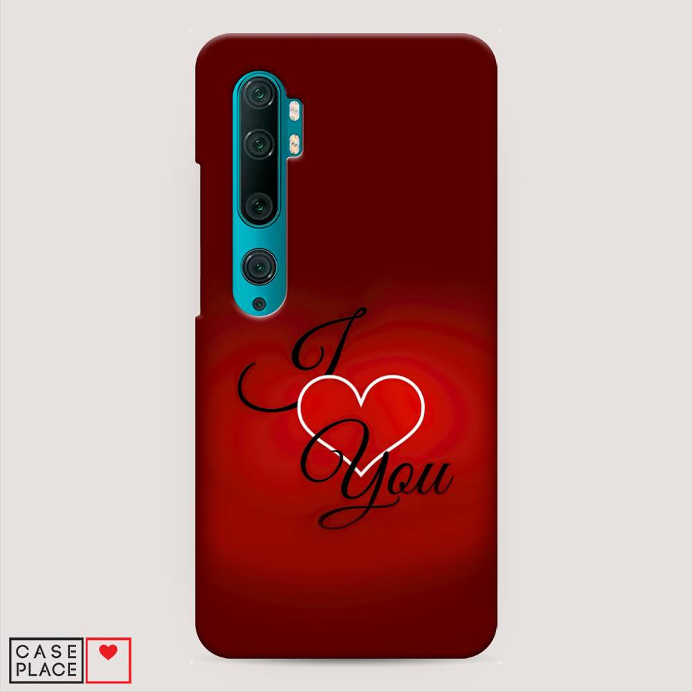 

Пластиковый чехол "I love you 3" на Xiaomi Mi Note 10, 37320-5