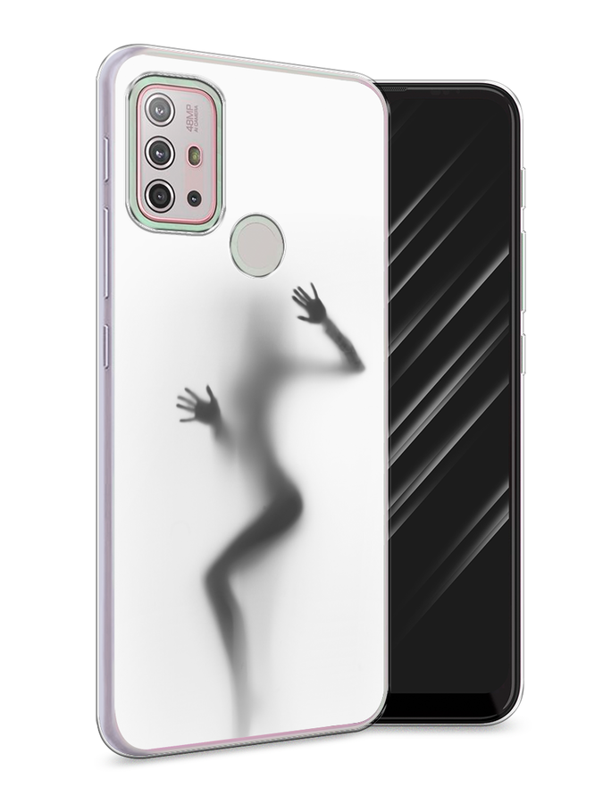 

Чехол Awog на Lenovo K13 Note / Леново K13 Note "Девушка в душе", Серый;белый;черный, 112950-7