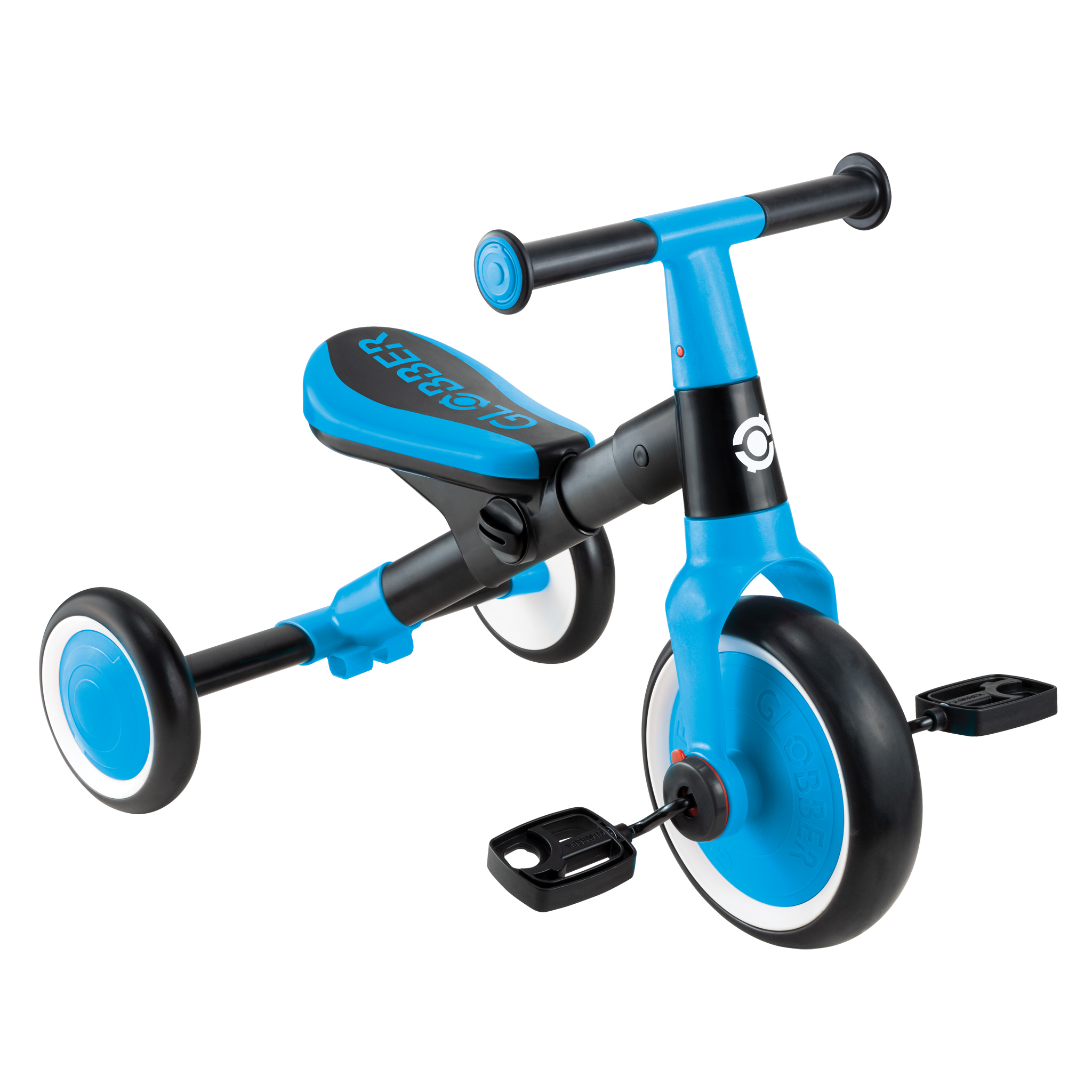 Велосипед-беговел Globber LEARNING TRIKE 2in1, Голубой 735-101