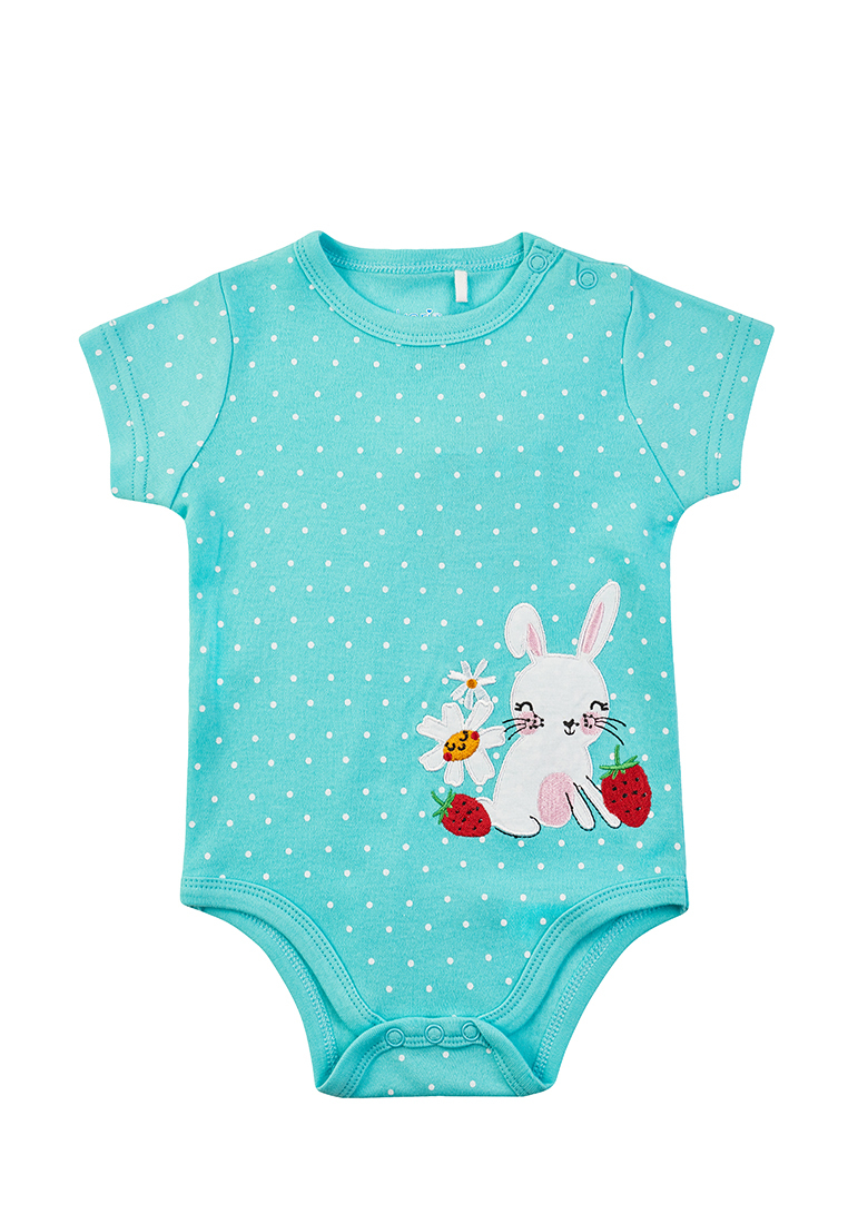 

Боди детское Kari Baby SS23B02700501, бирюзовый, 56, 205688