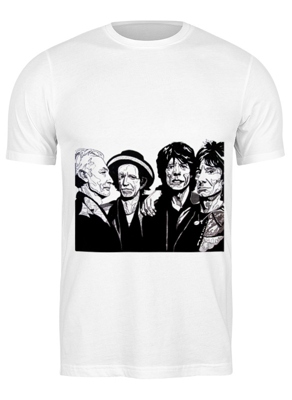 

Футболка женская Printio The rolling stone wear белая S, Белый, The rolling stone wear