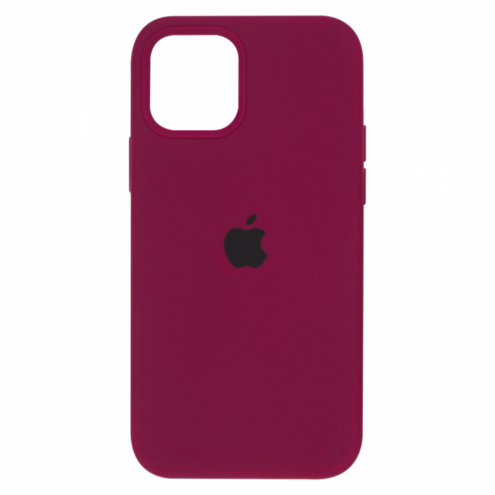 

Силиконовый чехол для iPhone 12/12 Pro (Баклажановый), Бордовый