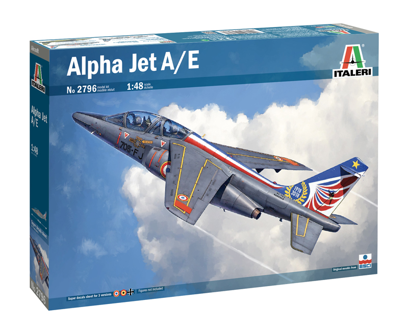 

Сборная модель Italeri 1/48 Самолет Alpha Jet A/E 2796