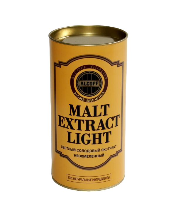 фото Неохмелённый экстракт alcoff "malt extract light" светлый, 1.7 кг