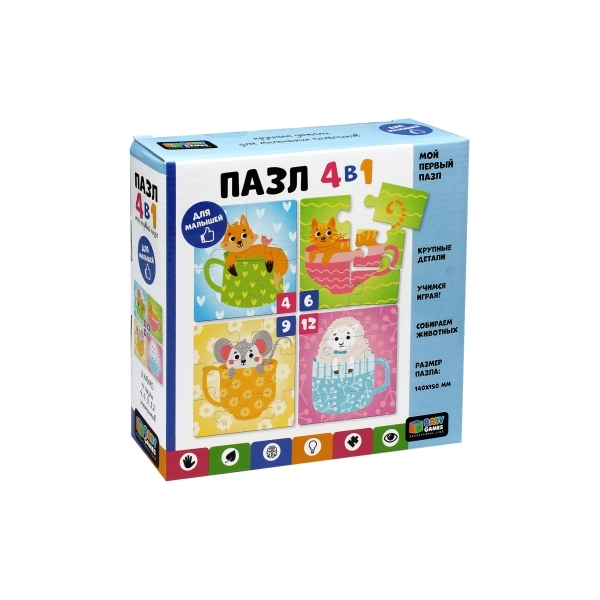 

Пазл Origami 4 в 1 Baby Games. Чашечки