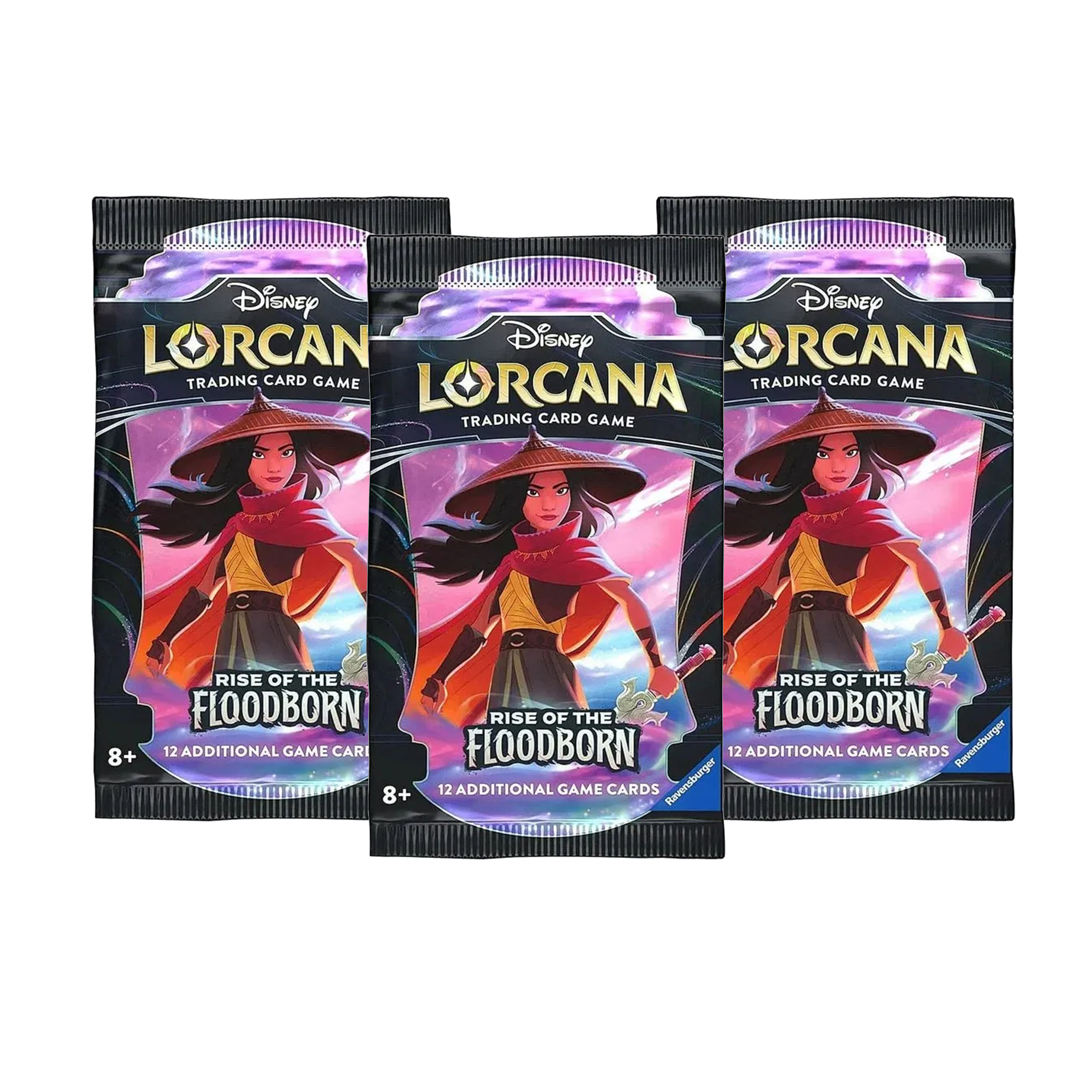 

Настольная игра Disney Lorcana TCG: 3 бустера издания Rise of the Floodborn англ, TCG