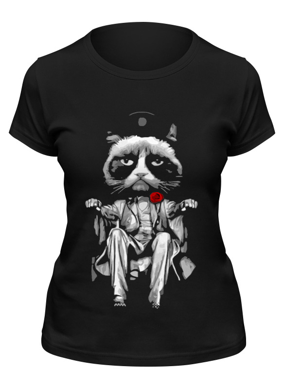 

Футболка мужская Printio Сердитый котик (grumpy cat) черная 2XL, Черный, Сердитый котик (grumpy cat)