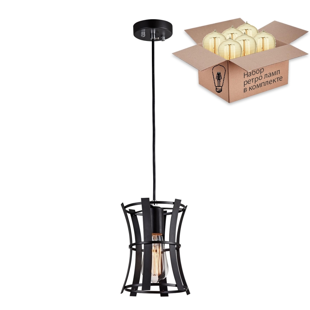 

Светильник с ретро лампой Favourite Werk 1521-1P+Retro Lamps