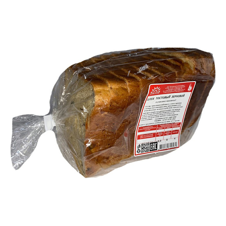 

Хлеб Семь Печей Тостовый нарезка 350 г