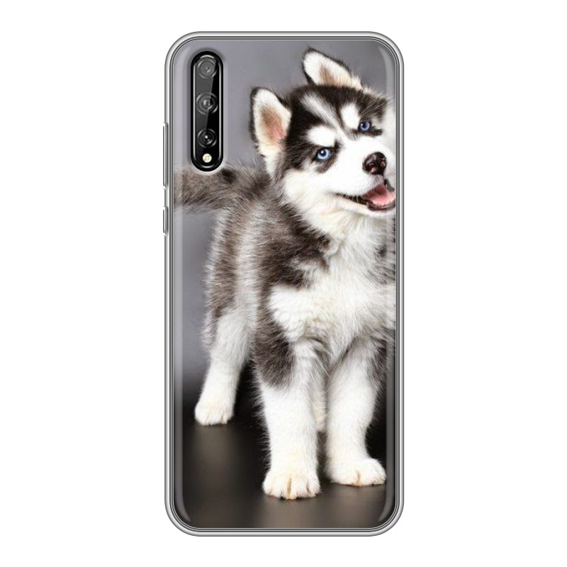 

Пластиковый транспарентный чехол для Huawei Y8p, 74855