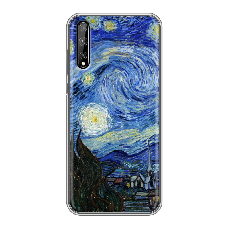 

Пластиковый транспарентный чехол для Huawei Y8p, 74855