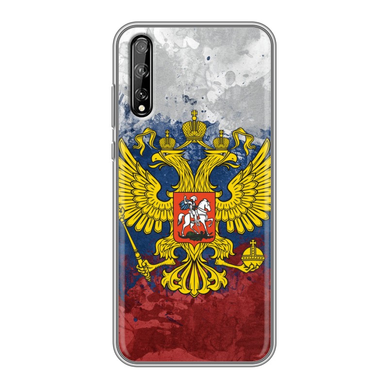 

Пластиковый транспарентный чехол для Huawei Y8p, 74855