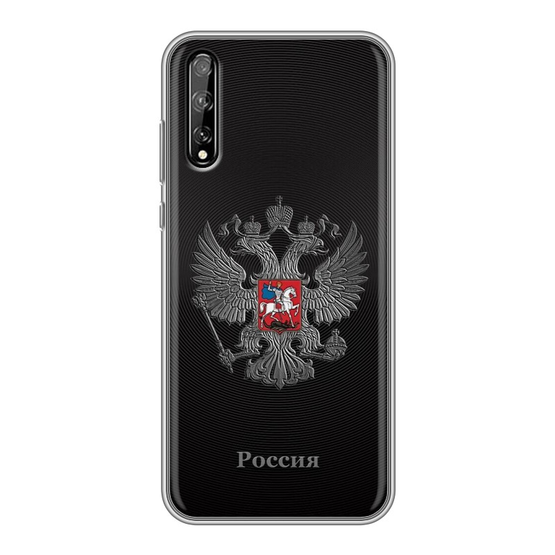 

Пластиковый транспарентный чехол для Huawei Y8p, 74855
