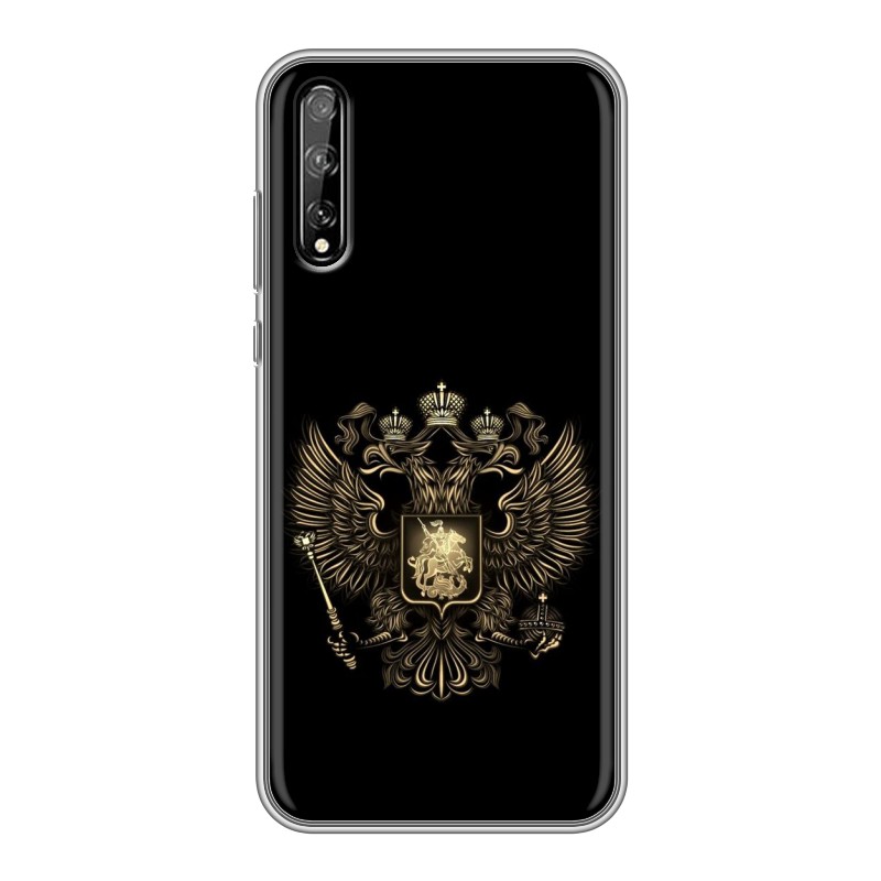 

Пластиковый транспарентный чехол для Huawei Y8p, 74855