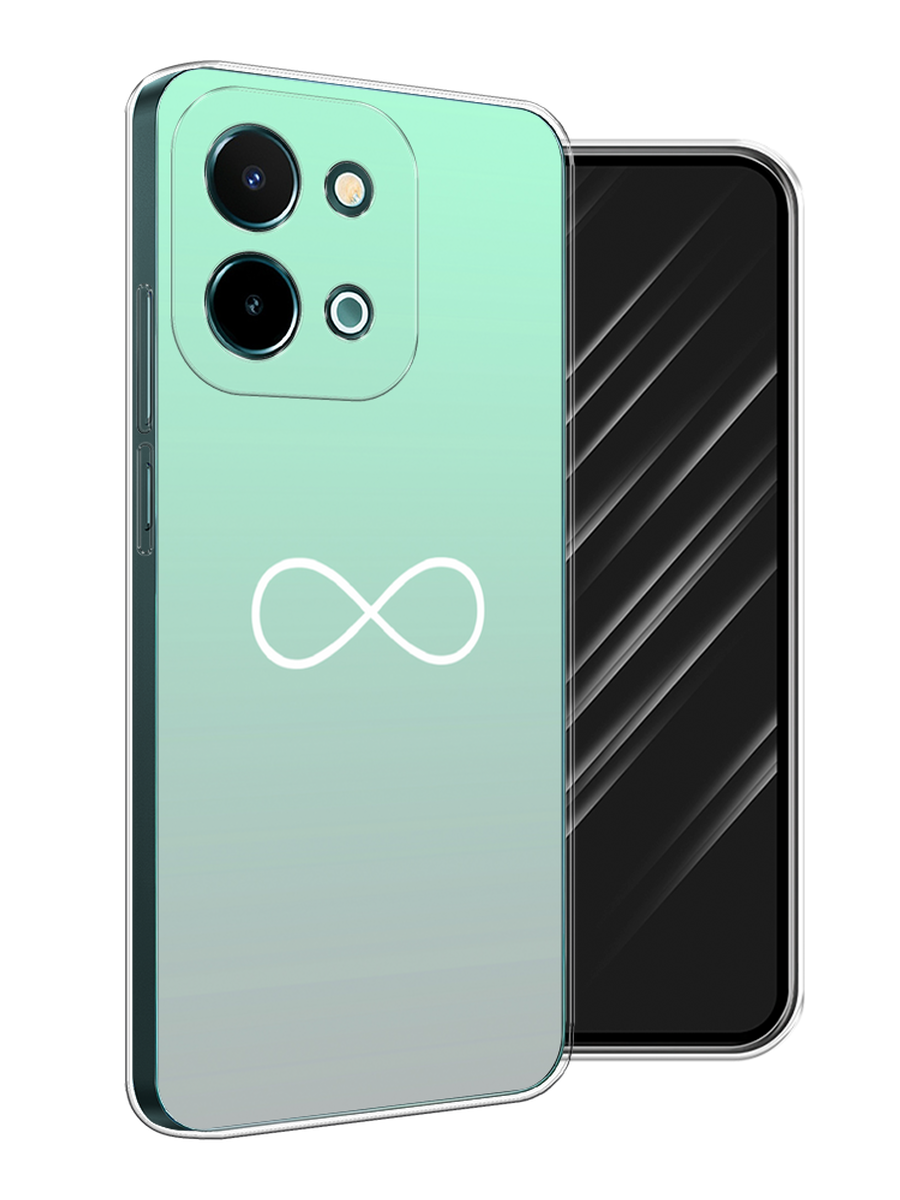 

Чехол Awog на Vivo Y28 4G "Бесконечность от Тиффани", Бирюзовый, 2611650-1