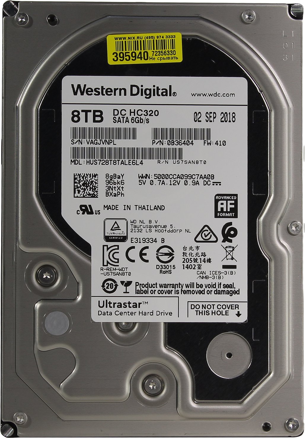 фото Hdd hitachi hus728t8tale6l4 8 тб