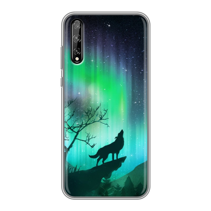 

Пластиковый транспарентный чехол для Huawei Y8p, 74855