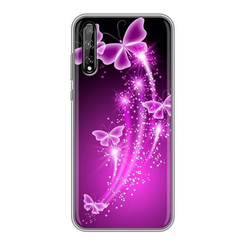 

Пластиковый транспарентный чехол для Huawei Y8p, 74855