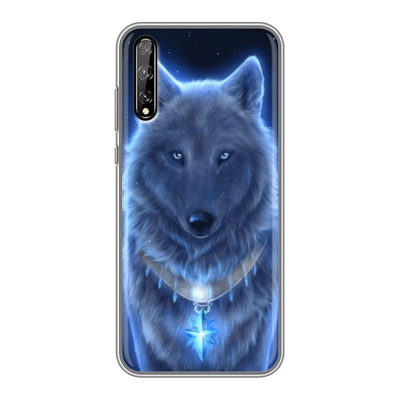

Пластиковый транспарентный чехол для Huawei Y8p, 74855