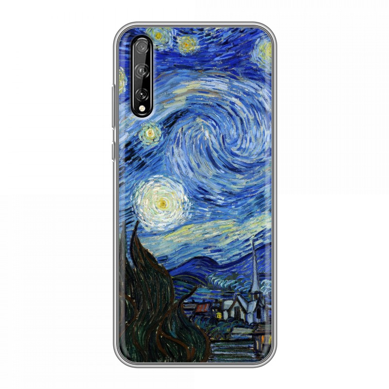фото Чехол для honor 30i/huawei y8p с рисунком и защитой камеры 100gadgets