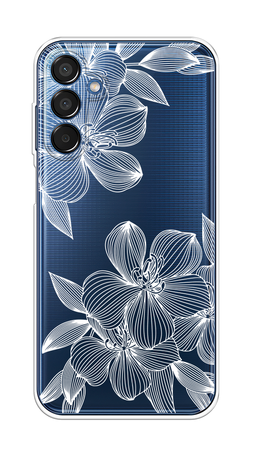 

Чехол на Samsung Galaxy M15 5G "Крокус", Белый;прозрачный, 2109550-1