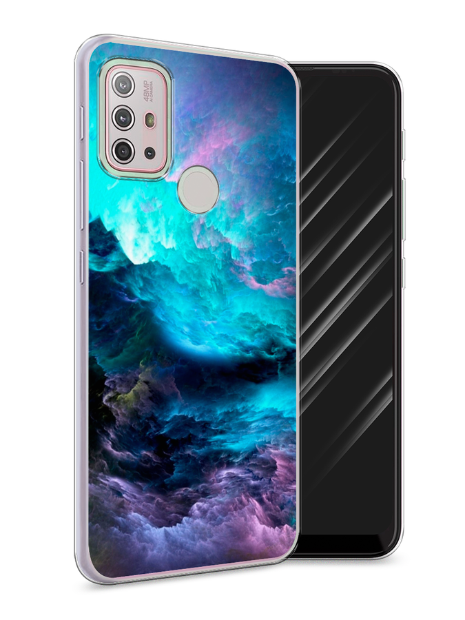 

Чехол Awog на Lenovo K13 Note / Леново K13 Note "Бирюзовое небо", Фиолетовый;черный, 112950-4