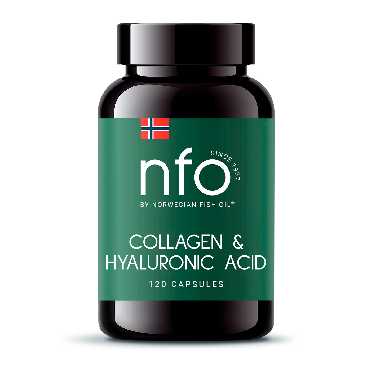 

Коллаген морской гидролизованный + Гиалуроновая Кислота Norwegian Fish Oil 120 капсул