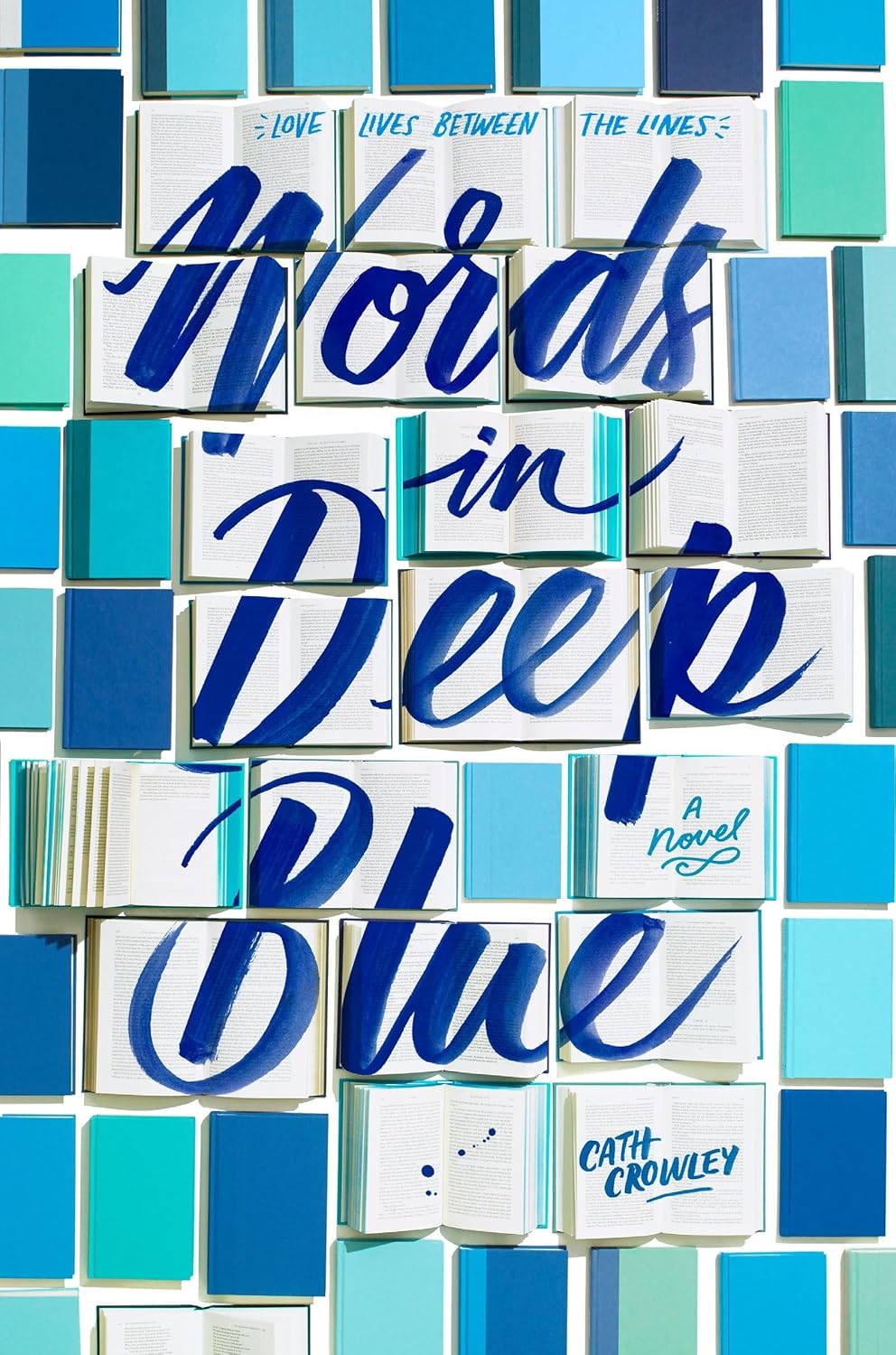 

Words in deep blue. Crowley, Cath