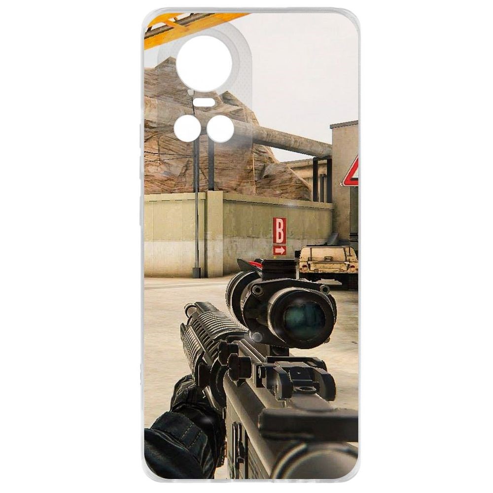 

Чехол-накладка Krutoff Clear Case Cтандофф 2 (Standoff 2) - Оптика для Oppo Reno10 5G, Прозрачный
